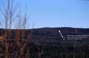 Observasjon 19 August 2000, bildet tatt fra samme sted noen dager senere